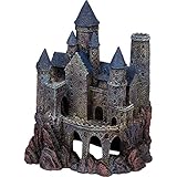RRW8 Large Wizard's Castle 9" Tall Penn-Plax Age of Magic Aquarium Decorative Resin Ornament