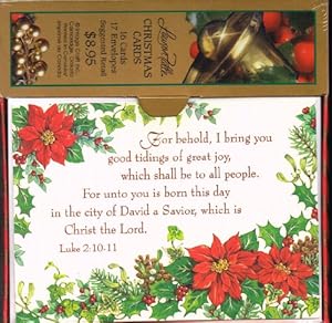 Amazon.com Christian Christmas cards boxed. 16 count. Luke 21011