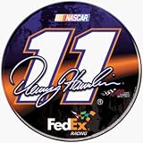 #11 DENNY HAMLIN 3 INCH ROUND DOMED DECAL
