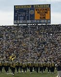 Michigan Wolverines Scoreboard Memories Customized 11x14 Black Framed Photograph