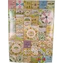 Childrens' Board Games The War of the Roses Decoupage or Gift Wrap Paper 20 by 28 inches, Three