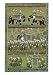 ShalinCraft Asian Art Miniatures India Folk Paintings Drawings & Water Color on Paper Procession 5.75" x 9"