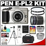 Olympus Pen E-PL2 Micro 4/3 Interchangeable Digital Camera & 14-42mm II Len ....