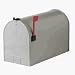 Solar ST200000 Group Jumbo Size Steel Rural Mailbox, Gray