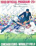 1980 Chicago Cubs Autographed Official Program