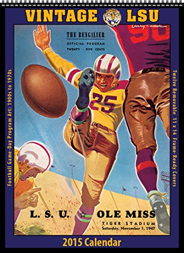 LSU Tigers 2015 Vintage Football Calendar