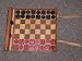 Leather Roll-Up Checker & Chess Board