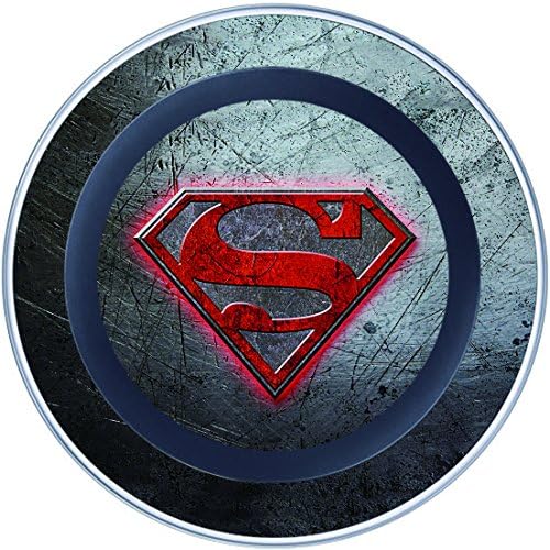Superman Wireless Charger Goegtu Qi Wireless Charging Pad for Samsung S7 / S6 / Edge / Plus, Note 7 / Note 5, Nexus 4 / 5 / 6 / 7 and All Qi-Enabled Devices