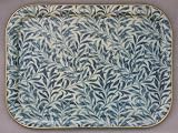 WILLIAM MORRIS ウィリアムモリス スクエアートレイ BLUE WILLOW Mサイズの画像