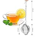 Fu Store 2pcs Stainless Steel 2.1 Inch Tea Strainers 