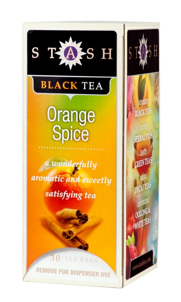 Stash Tea Orange Spice Black Tea, 30 Count Tea Bags in