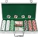 Best Quality 300 11.5G Jackpot Casino Clay Poker Chips w/Aluminum Case