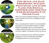 The Quick and Easy Promotion, Success Principles and Inner Game for Digital Photography Service Web Businesses 3 CD Power Pack