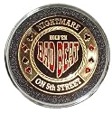 Trademark Bad Beat Card Guard Poker Button (Black)