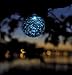 Aurora Glow - Glass Solar String Lights - Purple (Purple) (See Text)