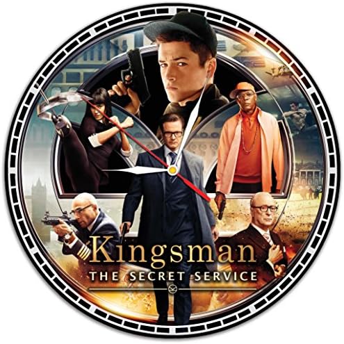 The Secret Service Kingsman Movie Decal Waterproof Color Modern Sticker Wall Clock - Decorate your home with Colored Art - Best gift for men and women, friend, girls and boys