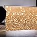 Focussexy 7x5ft Vinyl Gold Sequin Bokeh Glitter Photo Backdrop, Wedding Photo Booth Props, Photography Background, Birthday Party Ceremony Background, Studio Props Backdrop,2.1x1.5m