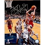 Kirk Hinrich Chicago Bulls -vs Nets- 8x10 Autographed Photograph