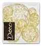 Drahtb�lle Set 10 tlg.: 1x8 cm + 3x5 cm + 6x3 cm. Farbe WEISSGOLD-98