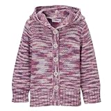 Toddler Girls' Circo  Marled Sweater Coat - Pink/Purple/Cream