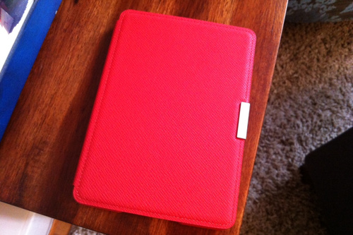 Kindle Paperwhite Leather Cover in Permission color