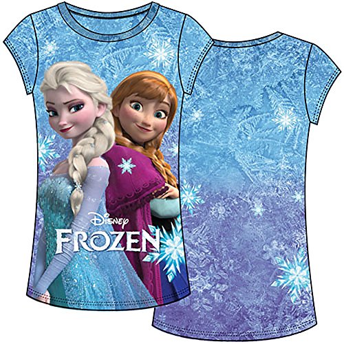 Frozen Sisters Anna & Elsa Girls T Shirt