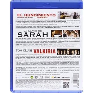 Pack: El Hundimiento + La Llave De Sarah + Valkiria (Blu-Ray) (Import) (2013