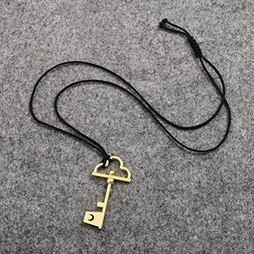 Anime Nisekoi Kirisaki Chitoge Cahiin Key Pattern Pendant Necklace Unisex Gift