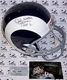Deacon Jones Autographed/Hand Signed Los Angeles Rams Full Size Helmet