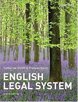 English Legal System (Elliott and Quinn)