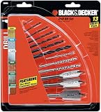 Black & Decker 15098 Mixed Drilling Set, 13-Piece