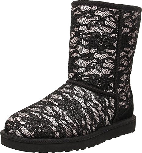 UGG Women's Classic Short Antoinette Moonlight Textile Boot 9 B (M)