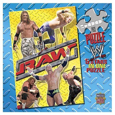61fLzfjSdgL WWE Raw 500 Peice Wrestling Jigsaw Puzzle