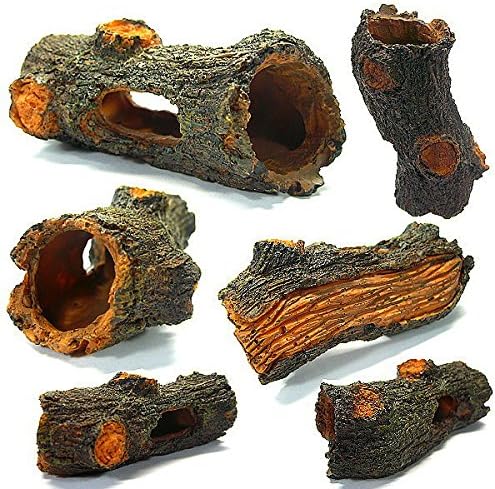 New Decaying trunk 5.3" Aquarium Ornament Driftwood - Decoration fish tank Tree Wood Set S039