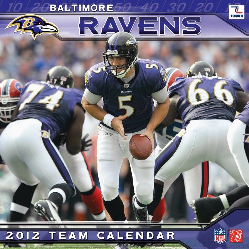 2012 BALTIMORE RAVENS 12X12 WALL CALENDAR