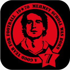 T-Shirt Mehmet Scholl ::: Farbe: schwarz ::: Größen: S-XL (Fußball)