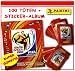 PANINI WM 2010 - 100 STICKER-TÜTCHEN + STICKER-ALBUM / SAMMELHEFT - NEU
