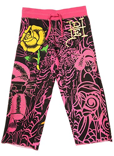 Ed Hardy Kids Big Girls' Sweatpants With Rhinestones