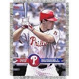 Pat Burrell #5 Philadelphia Phillies MLB Woven Tapestry Throw Blanket (48x60)
