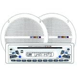 Dual MXCP51 200W Marine Audio CD Player AM/FM Receiver w/6.5