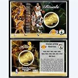 Highland Mint Boston Celtics and Los Angeles Lakers 2008 Finals 'Rivals' Coin Card