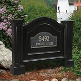 Nantucket Address Sign - Black by Mayne