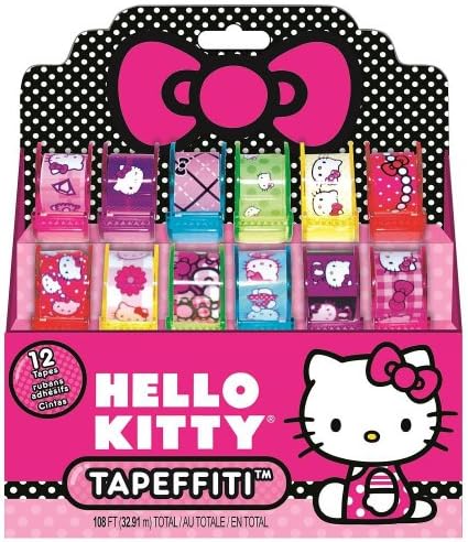 Tapeffiti Hello Kitty 12-Tape Tapeffiti Caddy