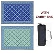 Reversible Mats 119123 Blue & Light Green Garden Mat 9' X 12'
