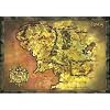 (24x36) Lord of the Rings (Map of Middle Earth) Art Poster Print