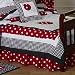 PolkaDot Ladybug Bed Skirt for Crib and Toddler Bedding Sets by JoJo Designs