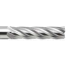 Melin Tool CC-L Cobalt Steel Square Nose End Mills, Inch, Long Length, Weldon Shank, TiCN Finish, 30 Degree Helix, For Use With Cast Iron, Steel/Steel Alloys, Titanium/Titanium Alloys