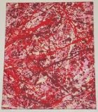 ACTION PAINTING (JACKSON POLLOCK STYLE) MODERN ABSTRACT ART 16 X 20 inches ENTITLED: THAT WHICH SPARKS
