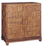 34 Bamboo Parquet Cabinet