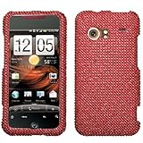 MyBat HTC Droid Incredible Diamante Protector Cover (Diamante 2.0) - Red